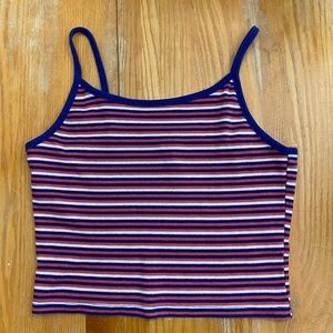 Forever 21 stripped crop top